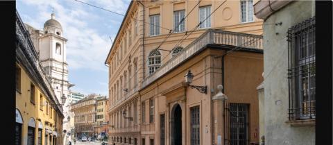 Via Balbi a Genova, sede della Scuola di Scienze Umanistiche