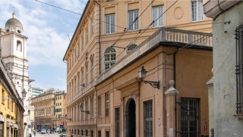 Via Balbi a Genova, sede della Scuola di Scienze Umanistiche